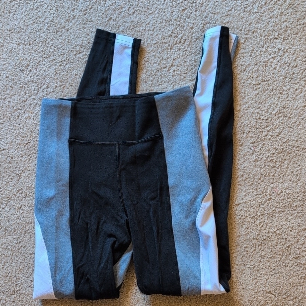 Athleta Crest Colorblock Tight Athletic Workout Leggings Size XS